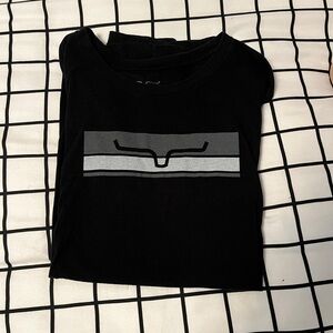 Black and Gray Graphic T-Shirt